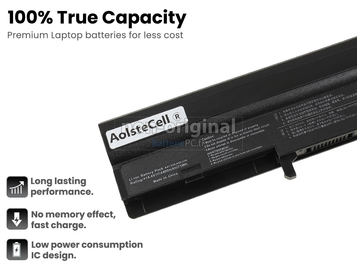 batterie pour Asus U36JC0-NYC