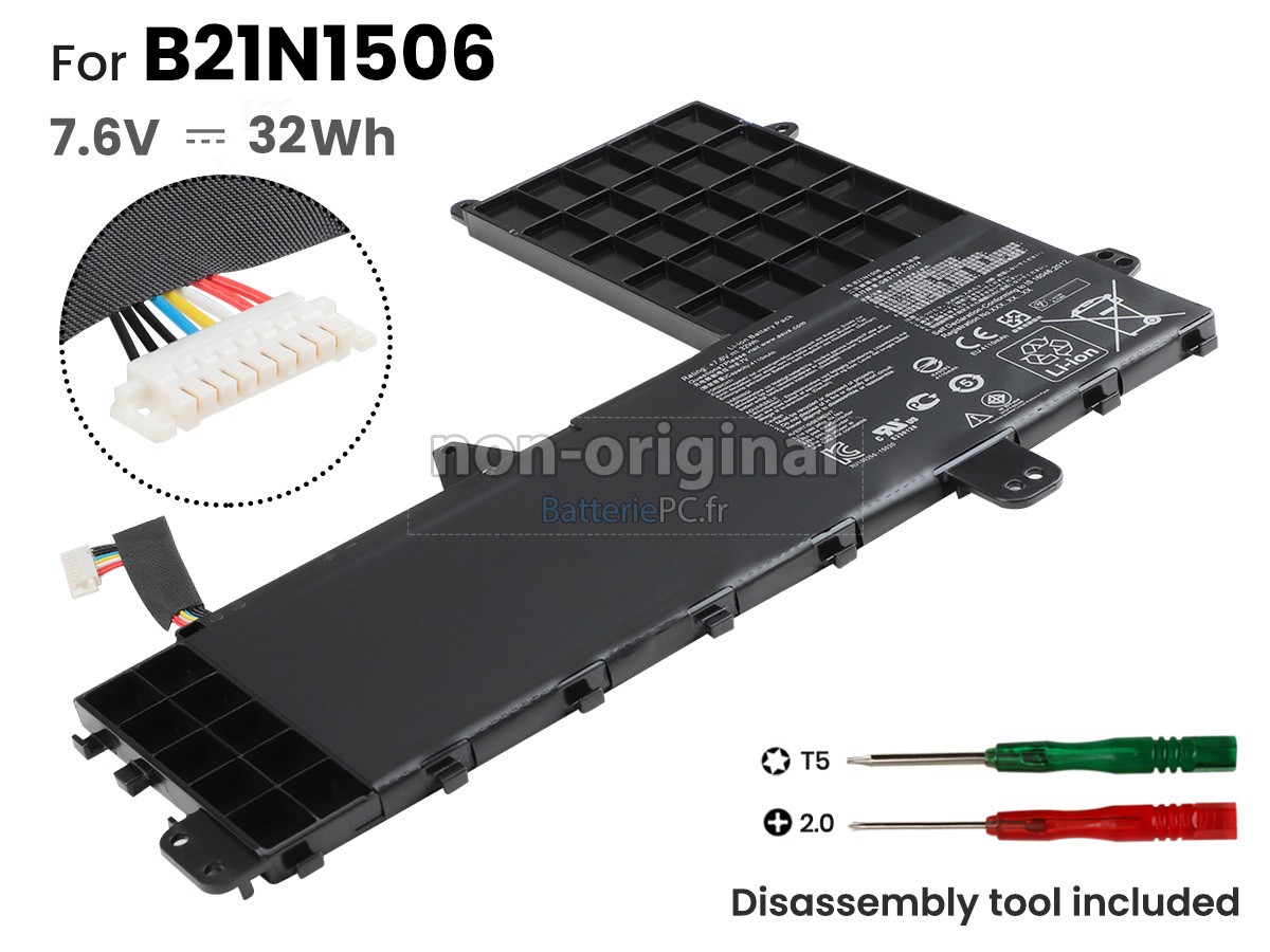 batterie pour Asus EeeBook E502NA