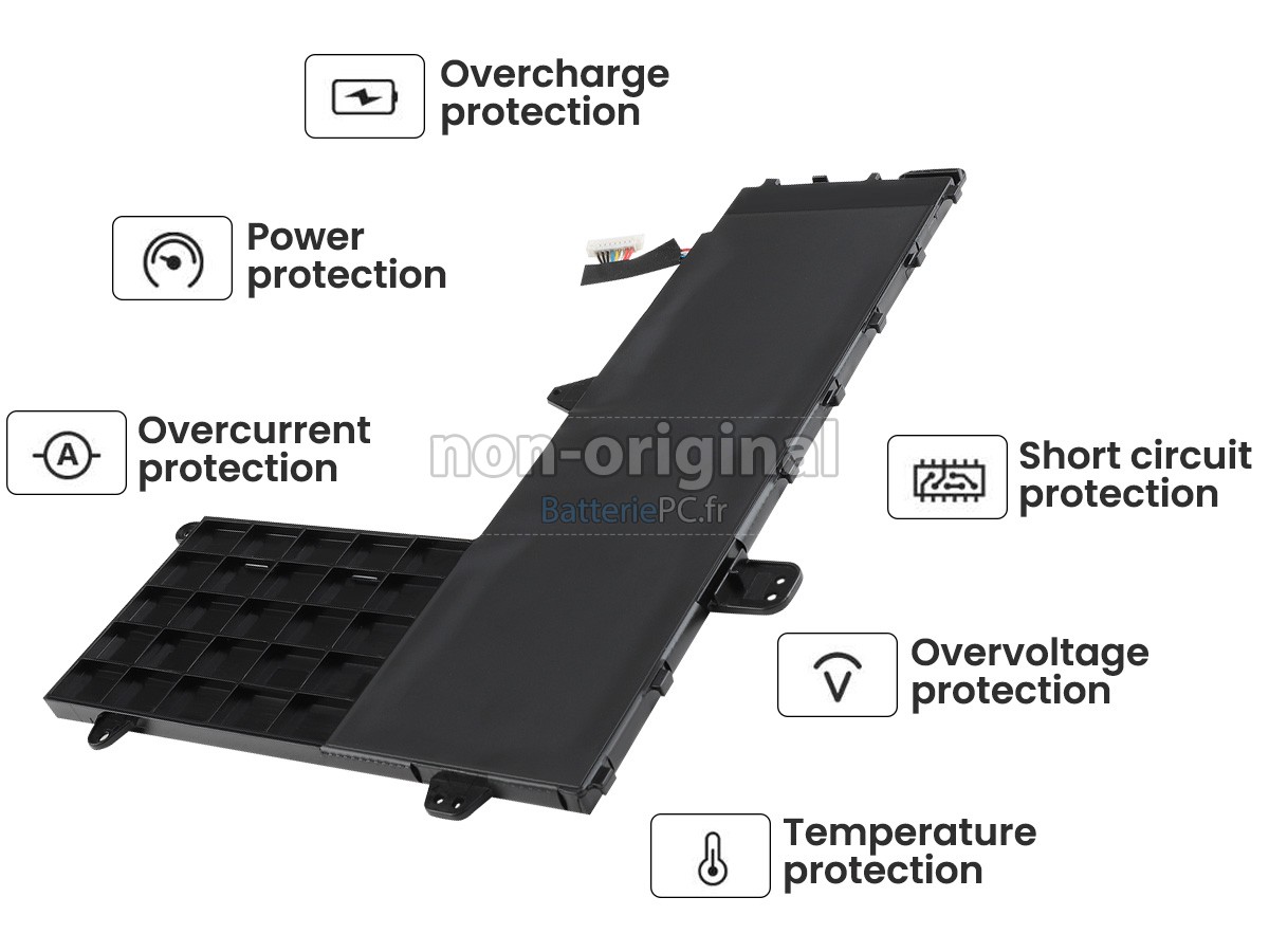 batterie pour Asus EeeBook E502NA