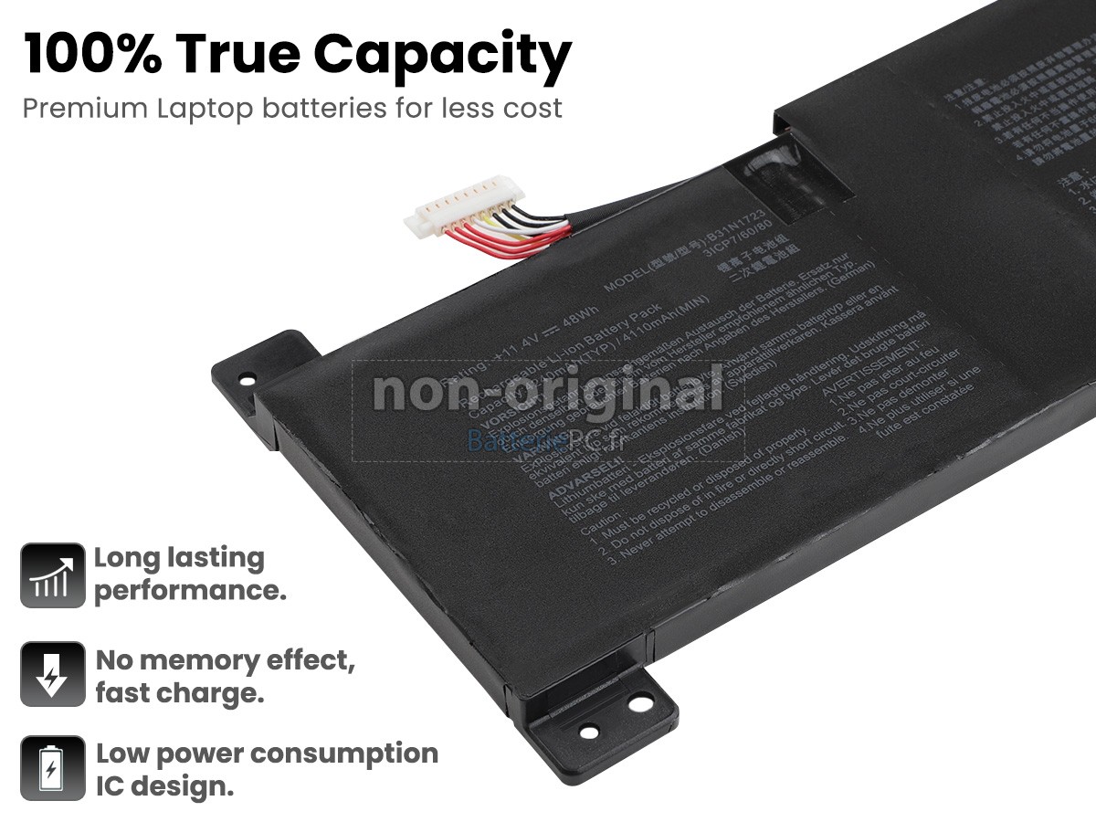 batterie pour Asus VivoBook K570ZD