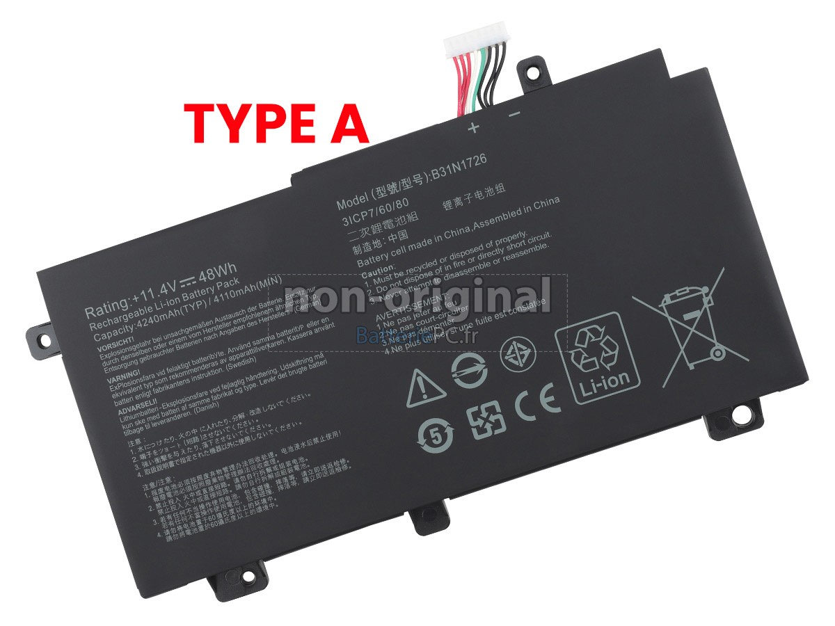 batterie pour Asus TUF GAMING A15 FA506II-BQ200T