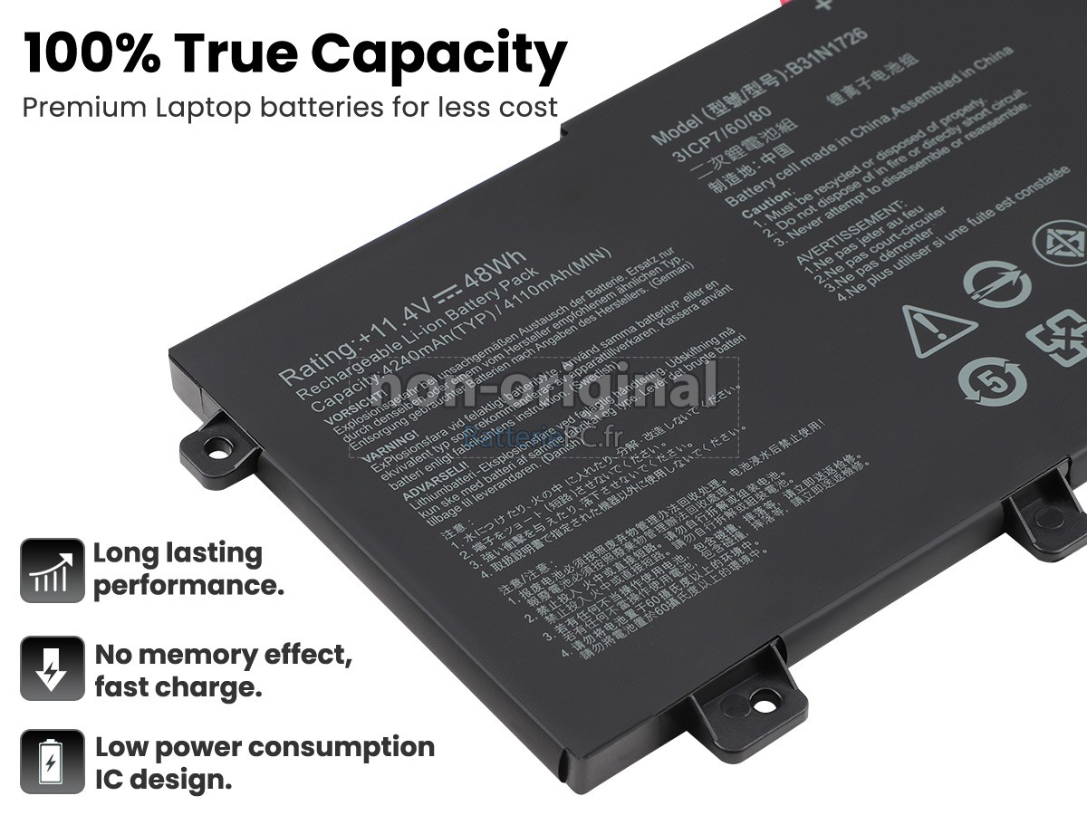 batterie pour Asus TUF GAMING A15 FA506II-BQ200T