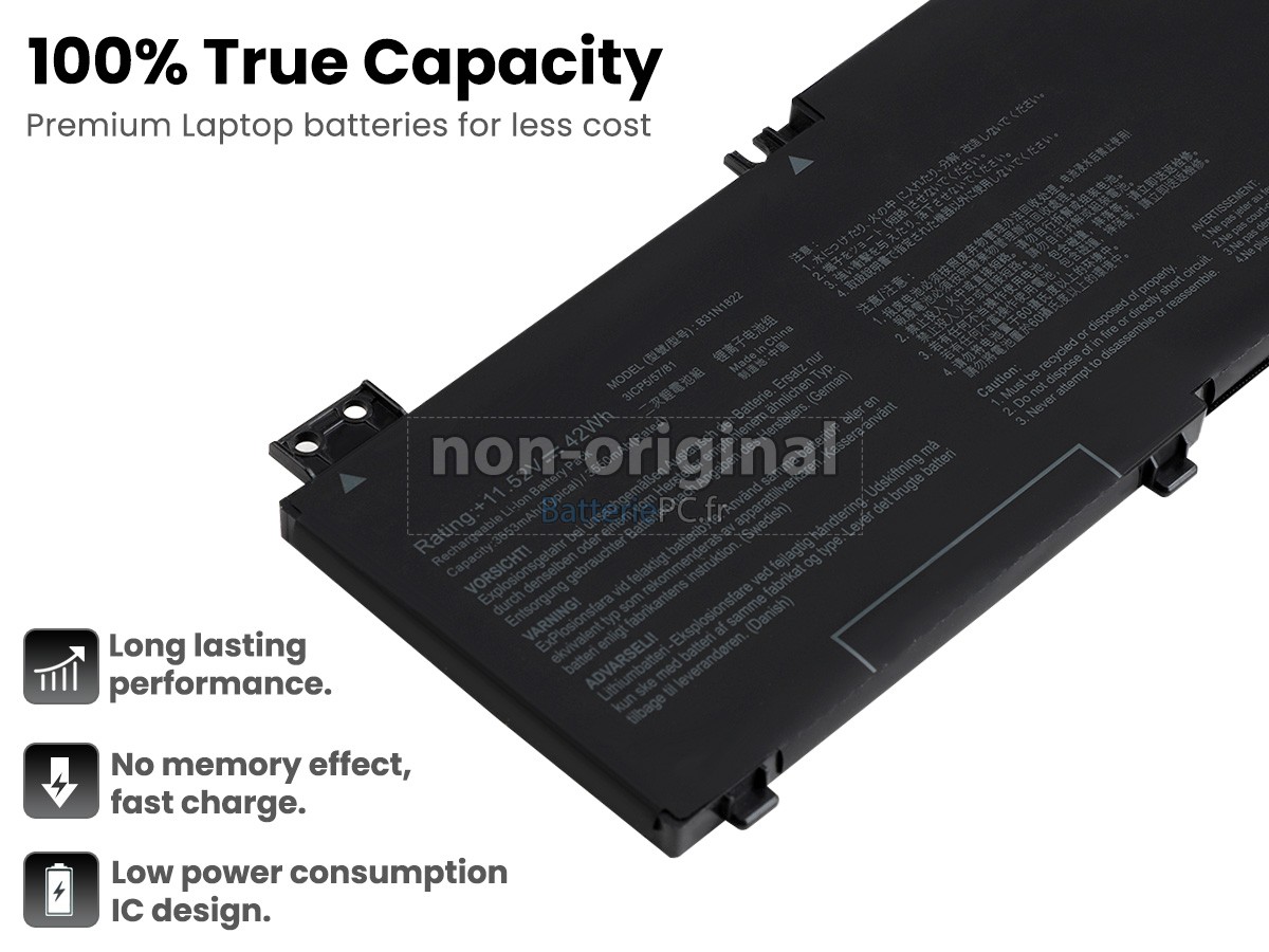 batterie pour Asus ZenBook Flip 14 UM462DA-AI037T