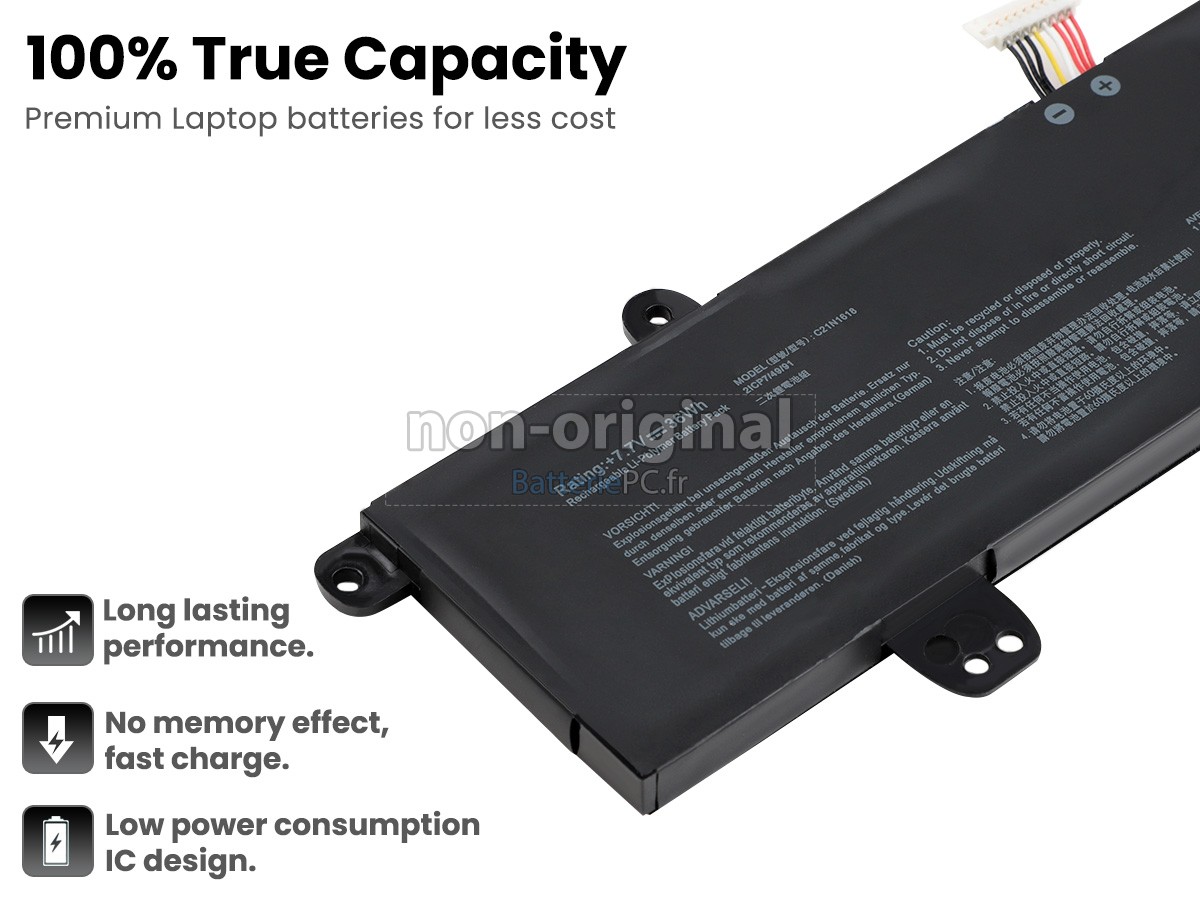 batterie pour Asus VivoBook F402BA