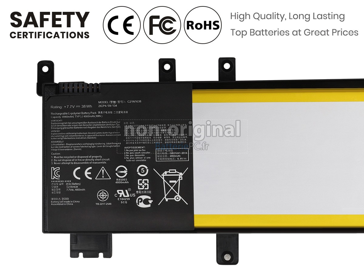 batterie pour Asus ZenBook X442UN