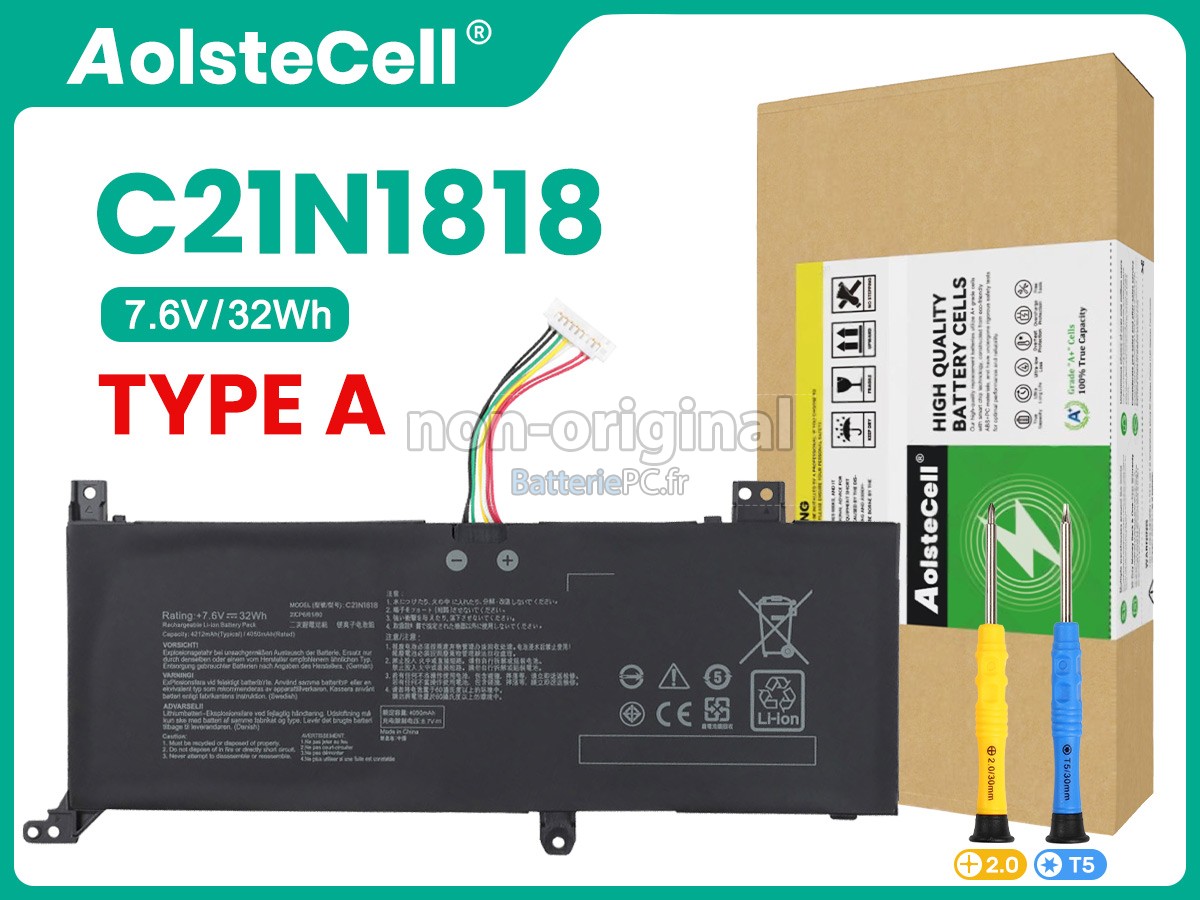 batterie pour Asus VivoBook 15 X515EA-BR1012