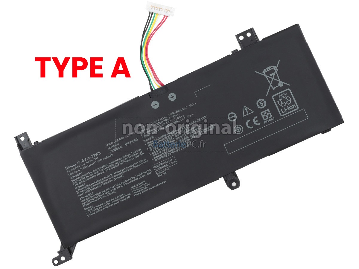 batterie pour Asus VivoBook 15 X515EA-BR1012