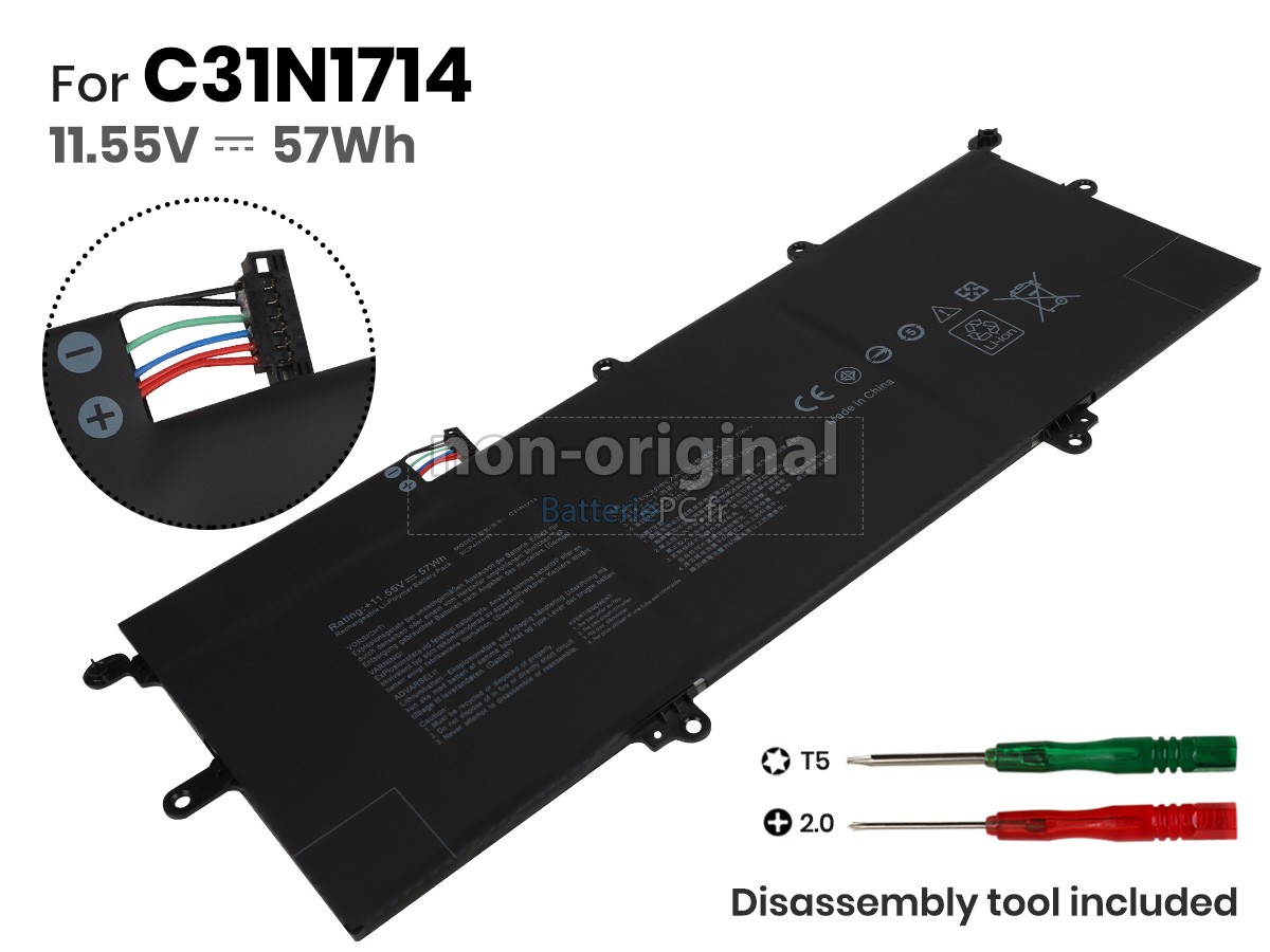 batterie pour Asus C31N1714