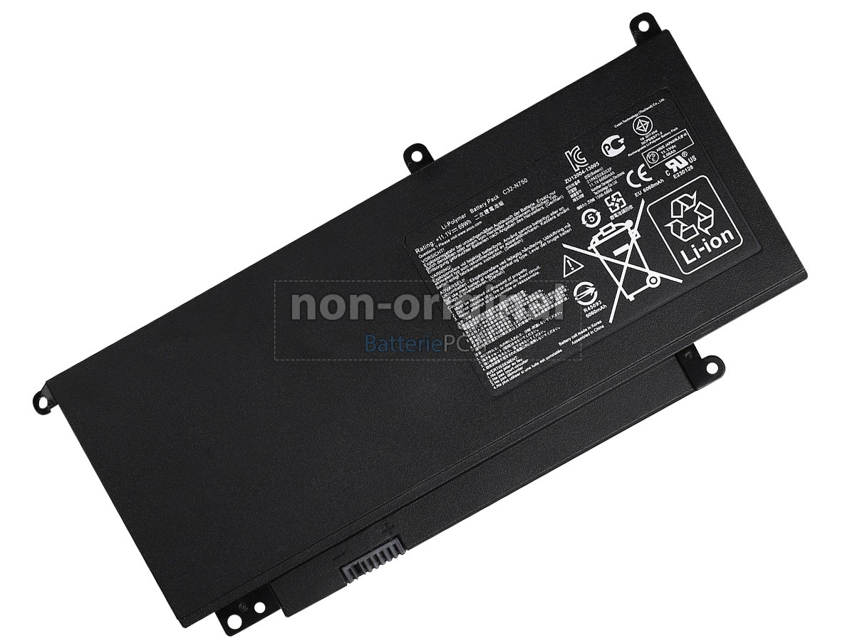 batterie pour Asus N750JV