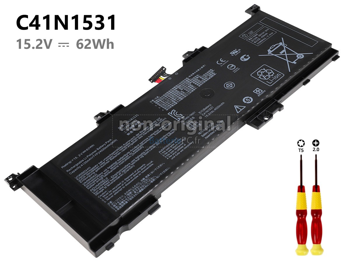batterie pour Asus C41N1531