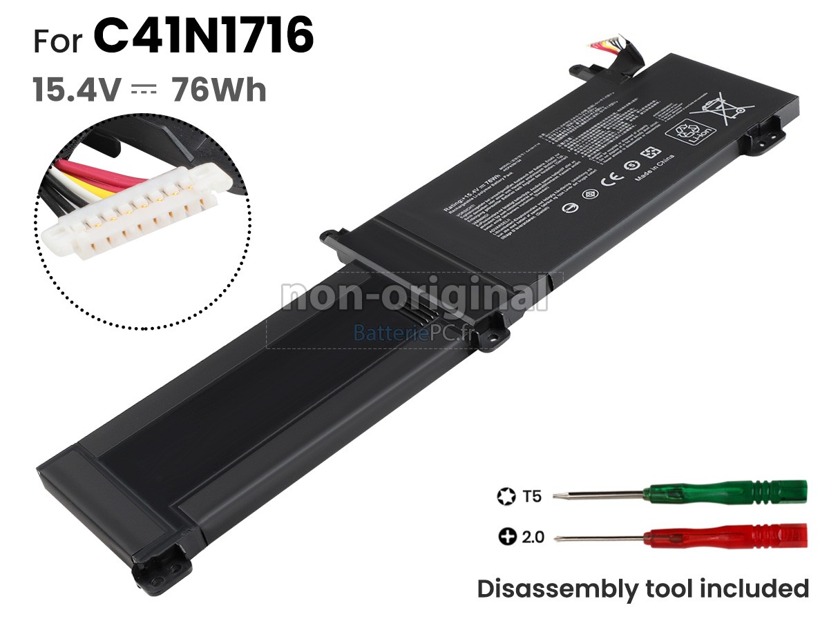 batterie pour Asus Rog STRIX GL703GM-WH72