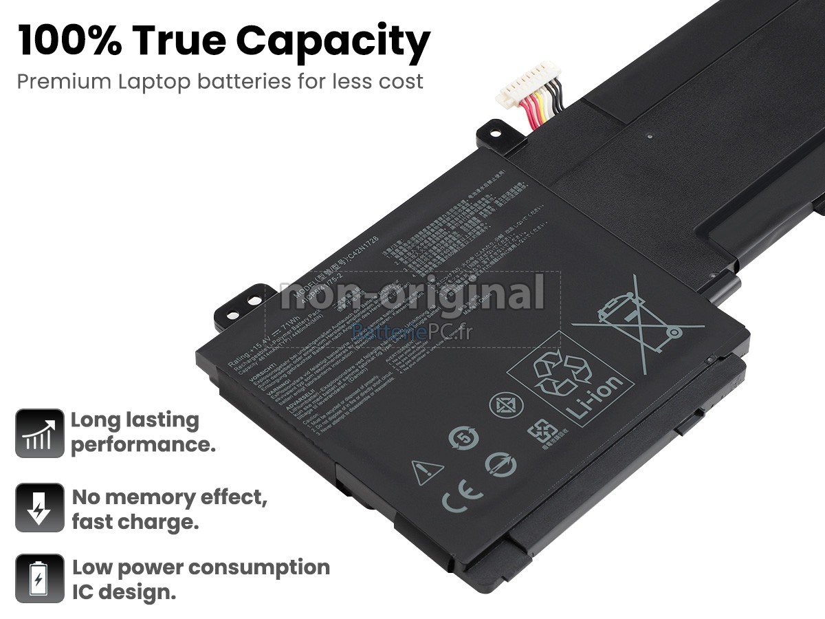 batterie pour Asus ZenBook Pro UX580GE-XB74T