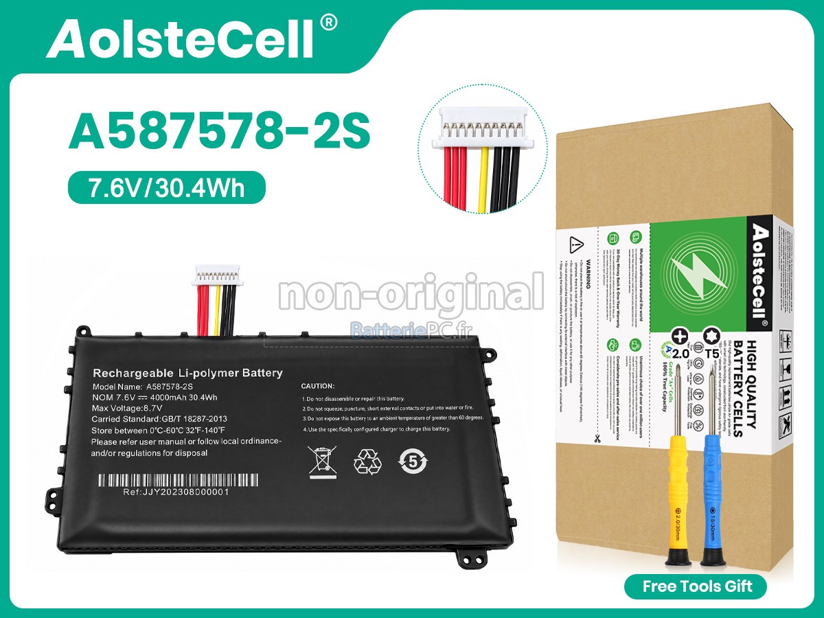 batterie pour AXIOO 587578