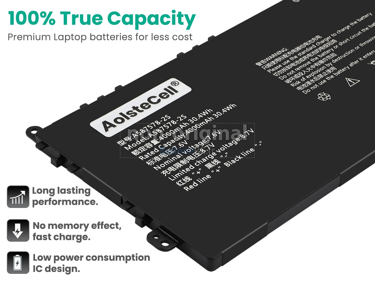 batterie pour AXIOO 587578