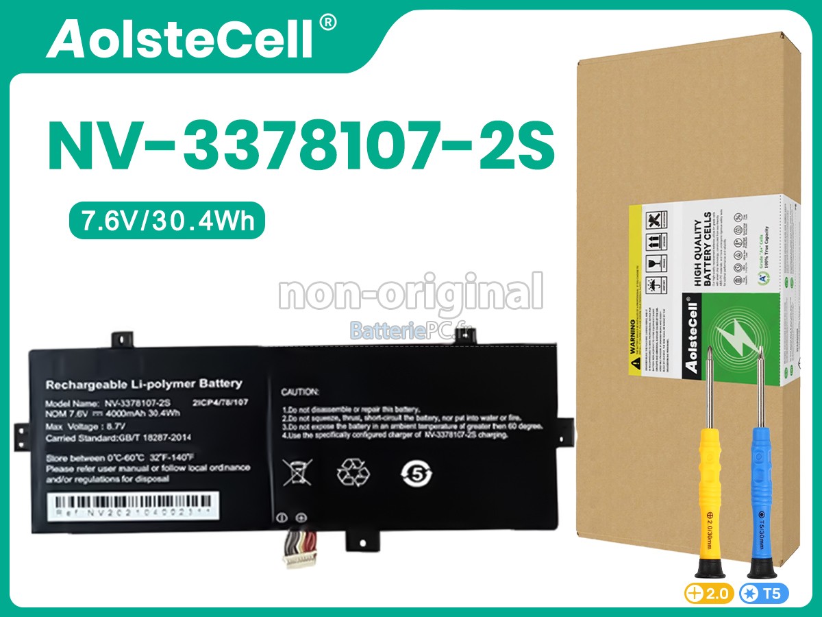 batterie pour AXIOO NV-3378107-2S