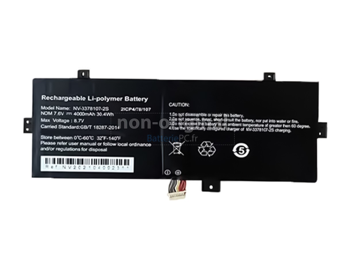 batterie pour AXIOO NV-3378107-2S