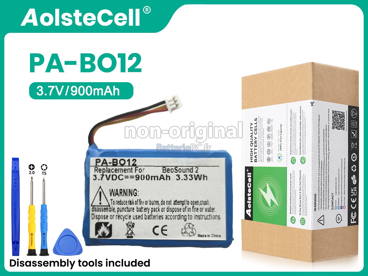 batterie pour Bang Olufsen BEOSOUND 2