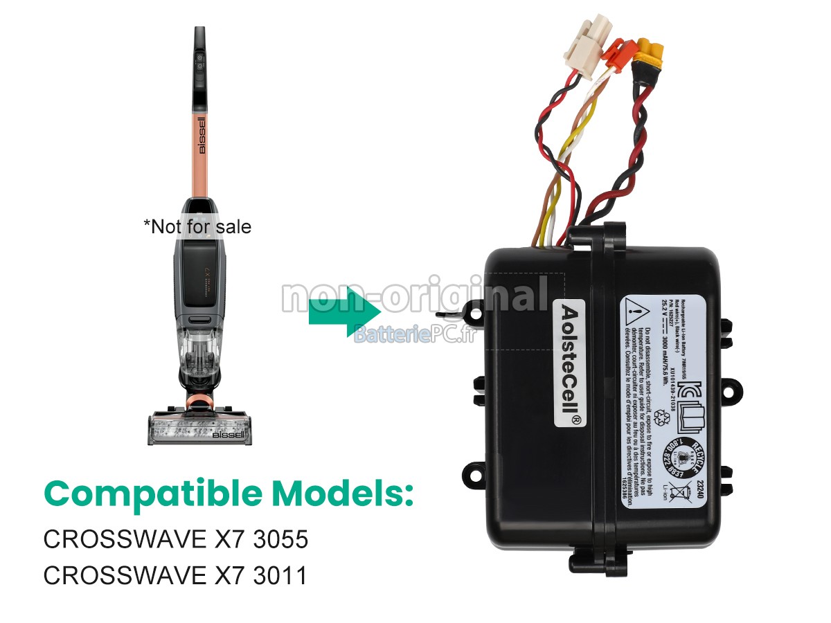 batterie pour Bissell 69-0101-053