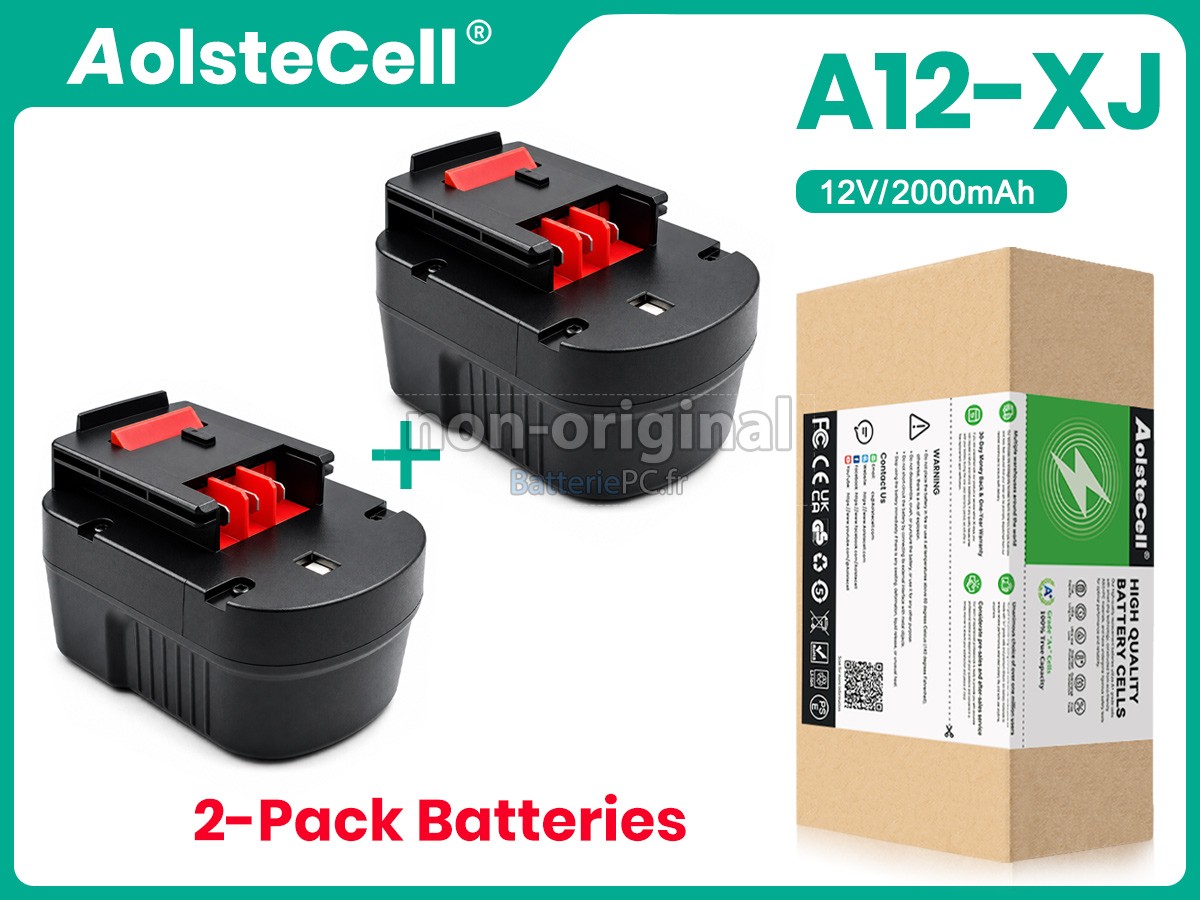 batterie pour Black Decker A12EX