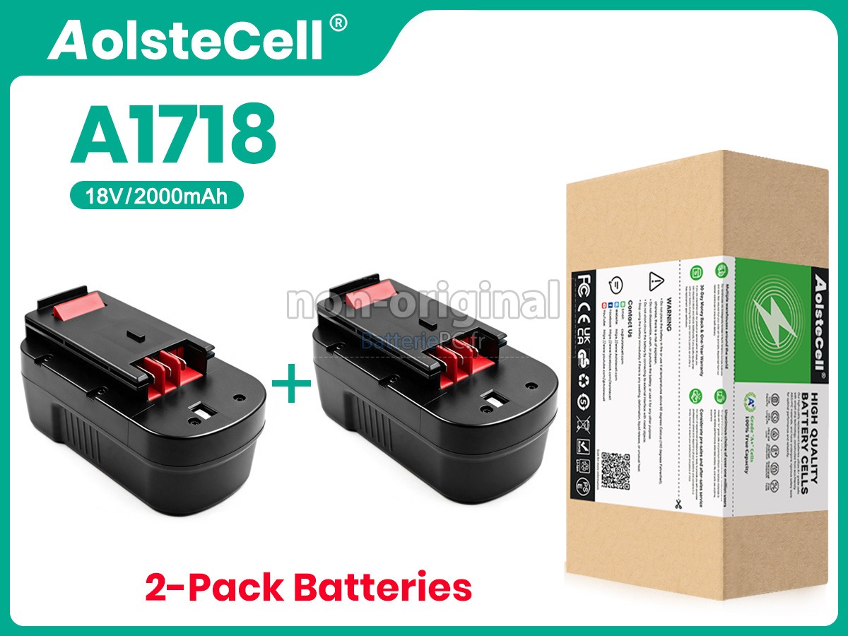 batterie pour Black Decker A1718