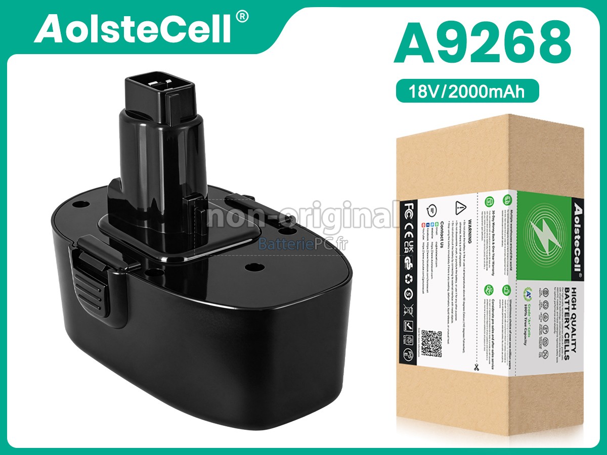 batterie pour Black Decker A9268
