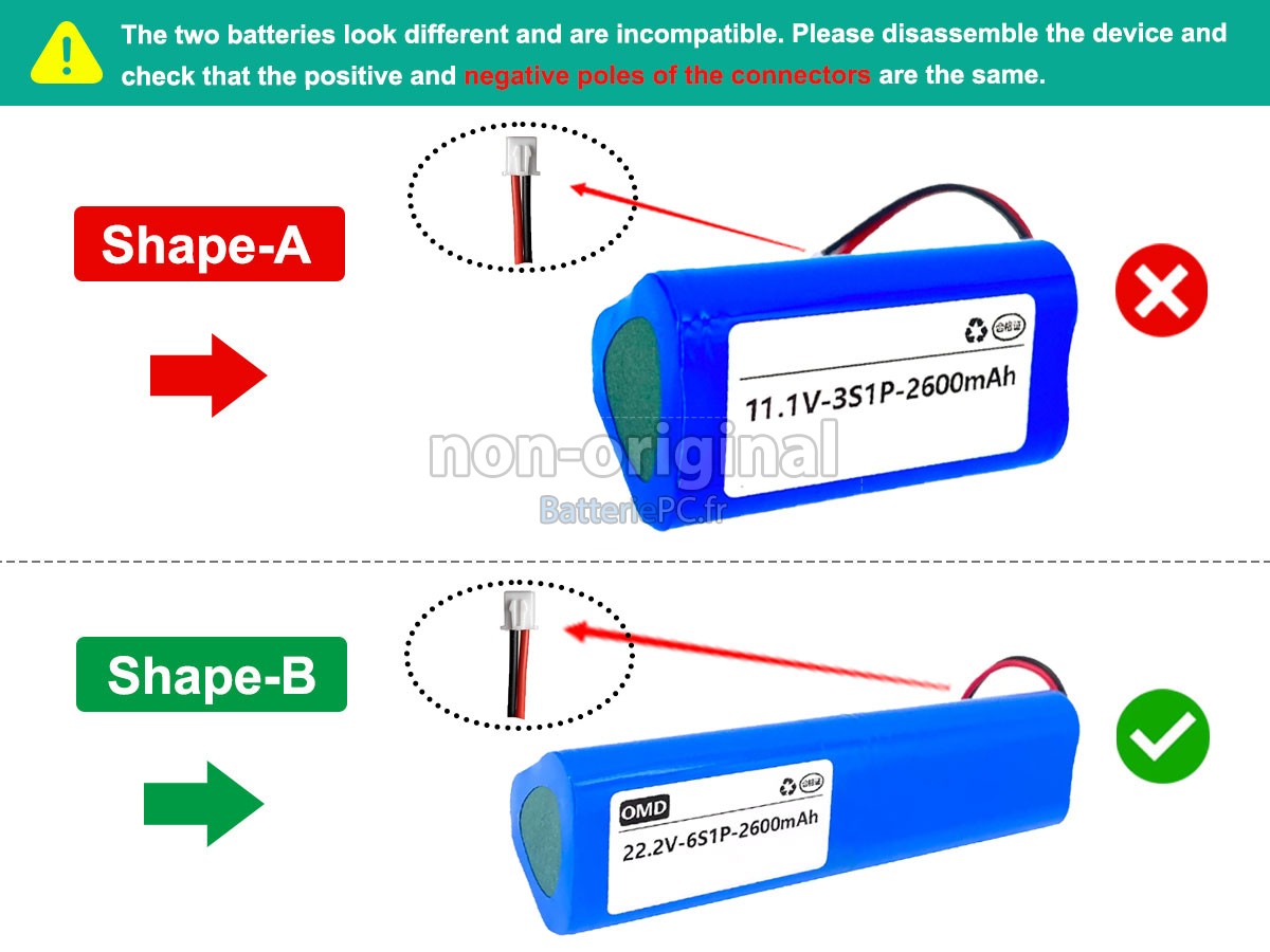 batterie pour Boluojun M2