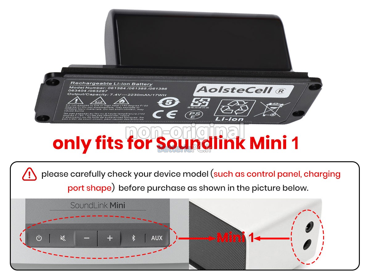 batterie pour Bose SOUNDLINK MINI I