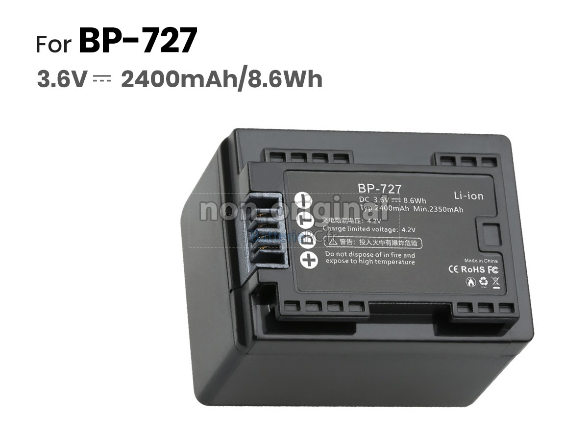 batterie pour Canon HF M52