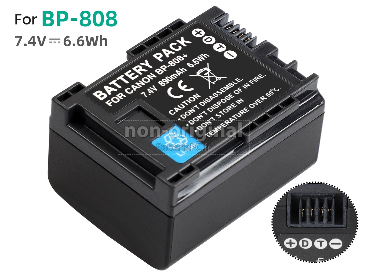 batterie pour Canon BP-809