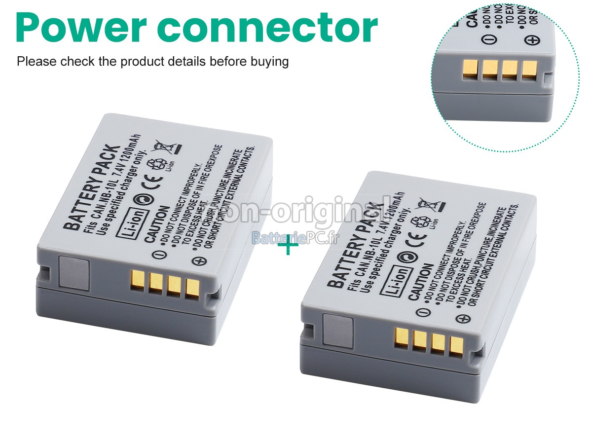 batterie pour Canon NB-10L