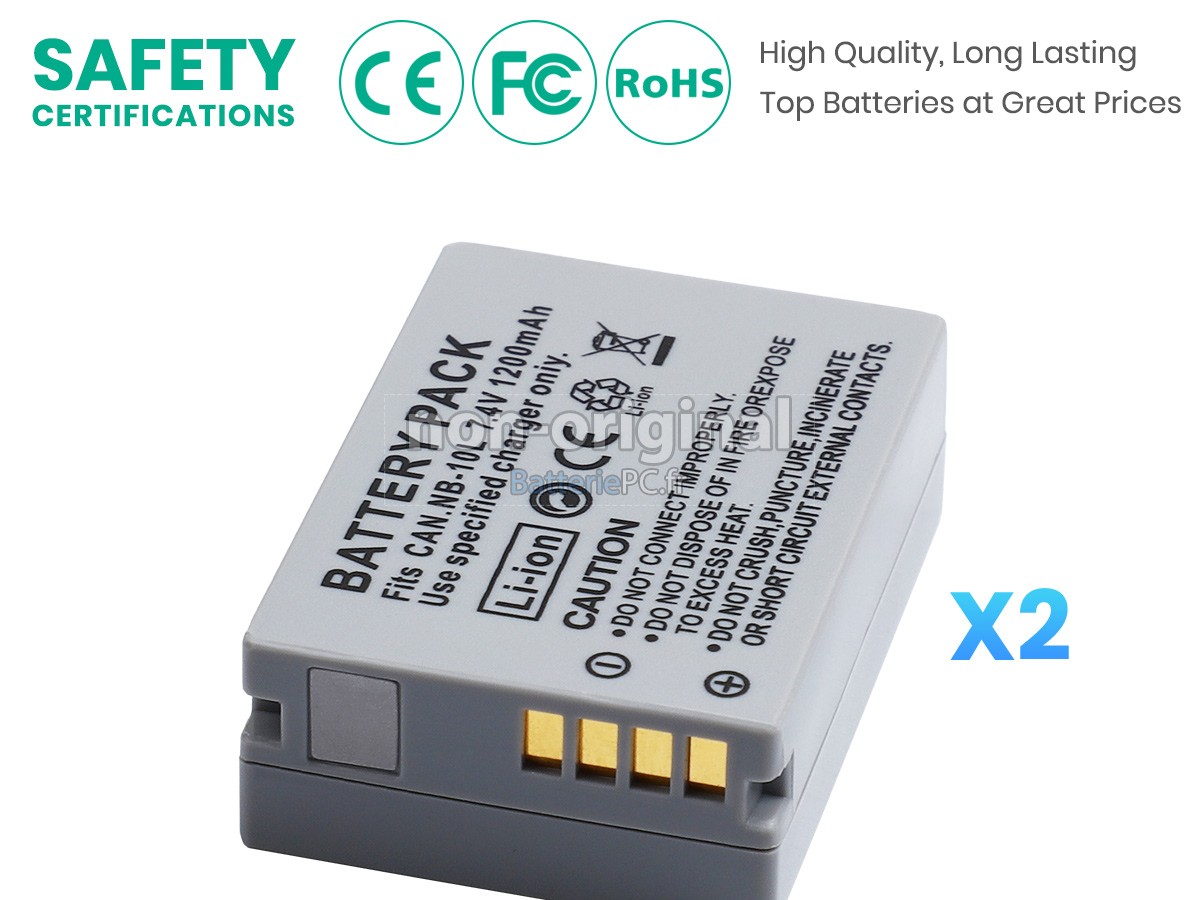 batterie pour Canon NB-10L