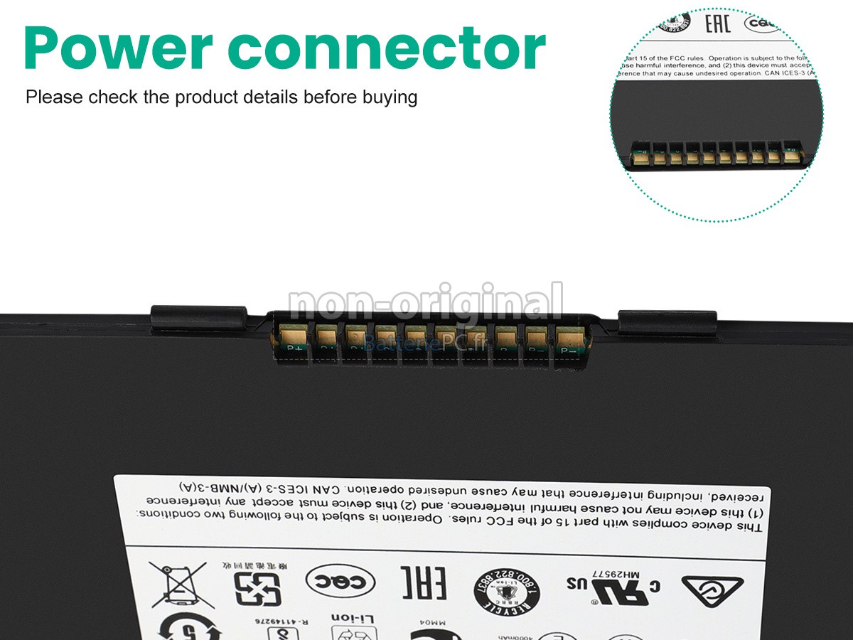 batterie pour Carestream DRX-1 SYSTEM FLAT PANEL DIGITAL IMAGER 465
