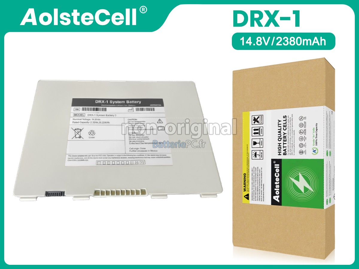batterie pour Carestream DRX-1 SYSTEM FLAT PANEL DIGITAL IMAGER 465