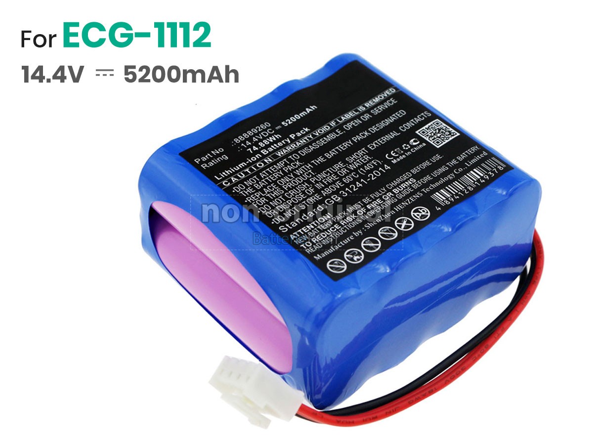 batterie pour Carewell ECG-1112L