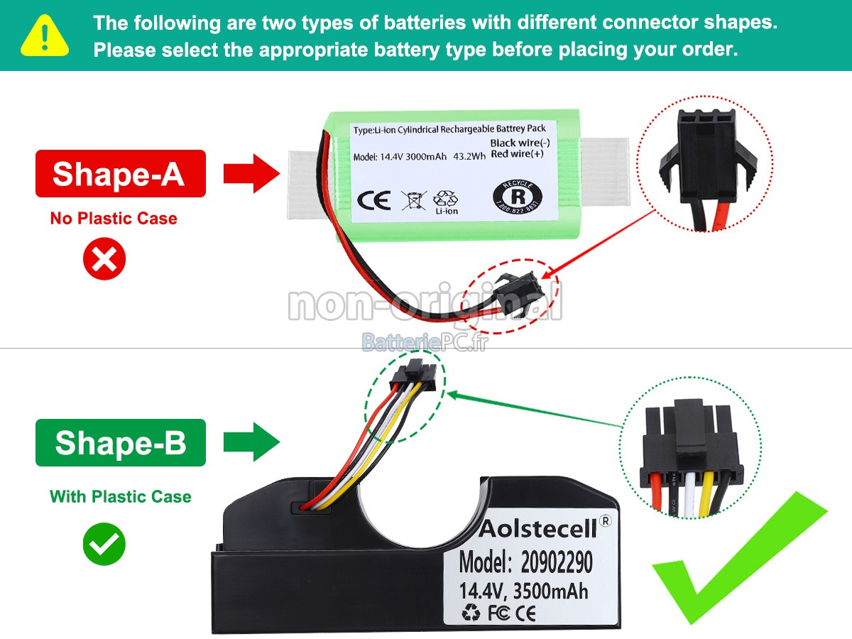 batterie pour Cecotec CONGA 2290