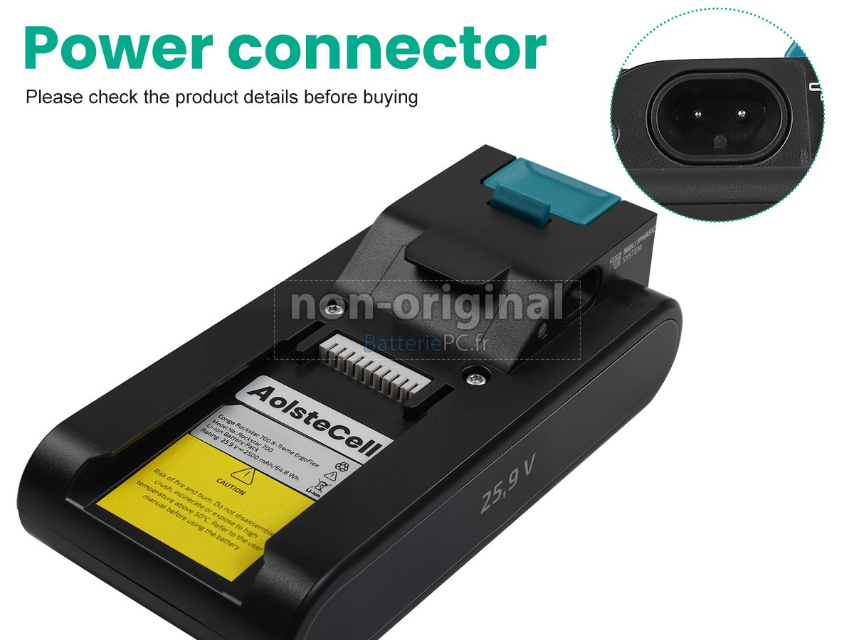 batterie pour Cecotec ROCKSTAR 700 X-TREME