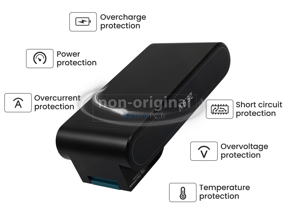 batterie pour Cecotec ROCKSTAR 700 X-TREME