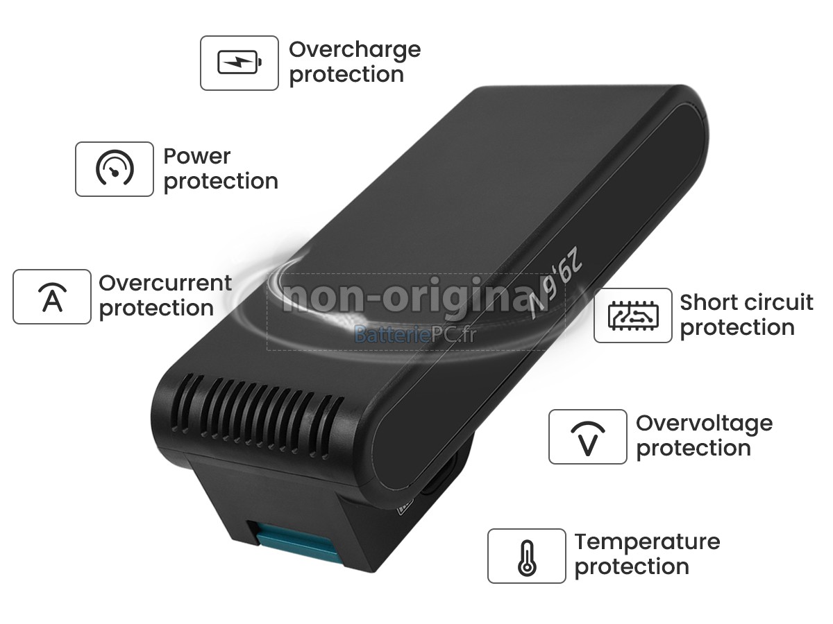 batterie pour Cecotec ROCKSTAR 900 ULTIMATE