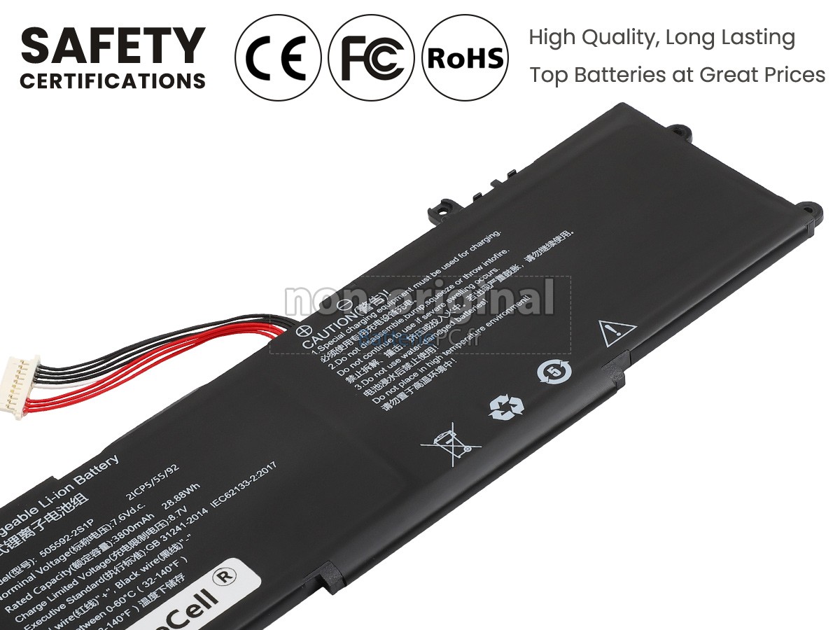 batterie pour CHUWI 505592-2S1P(ICP5/55/92)