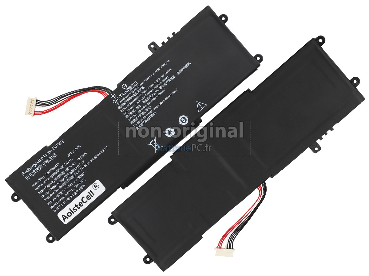 batterie pour CHUWI 505592-2S1P(ICP5/55/92)