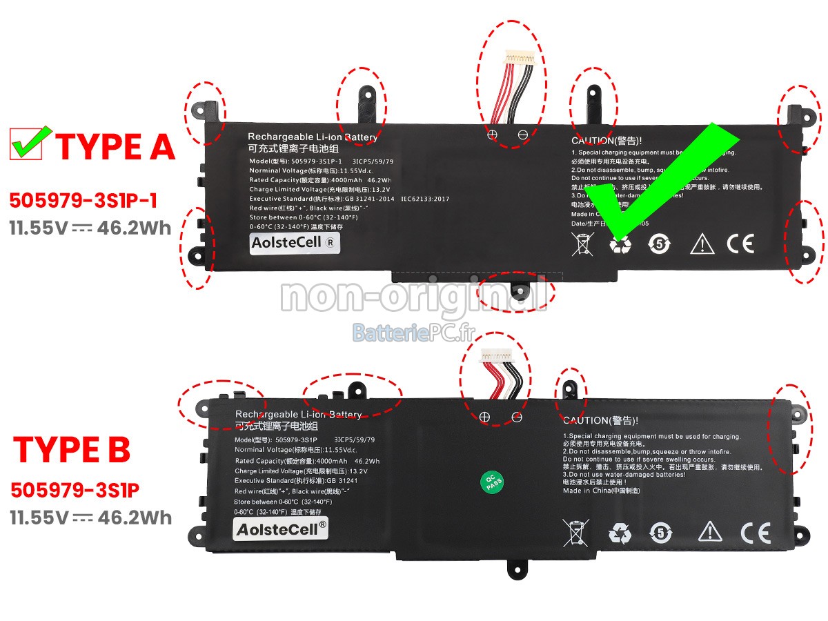 batterie pour CHUWI CWI528