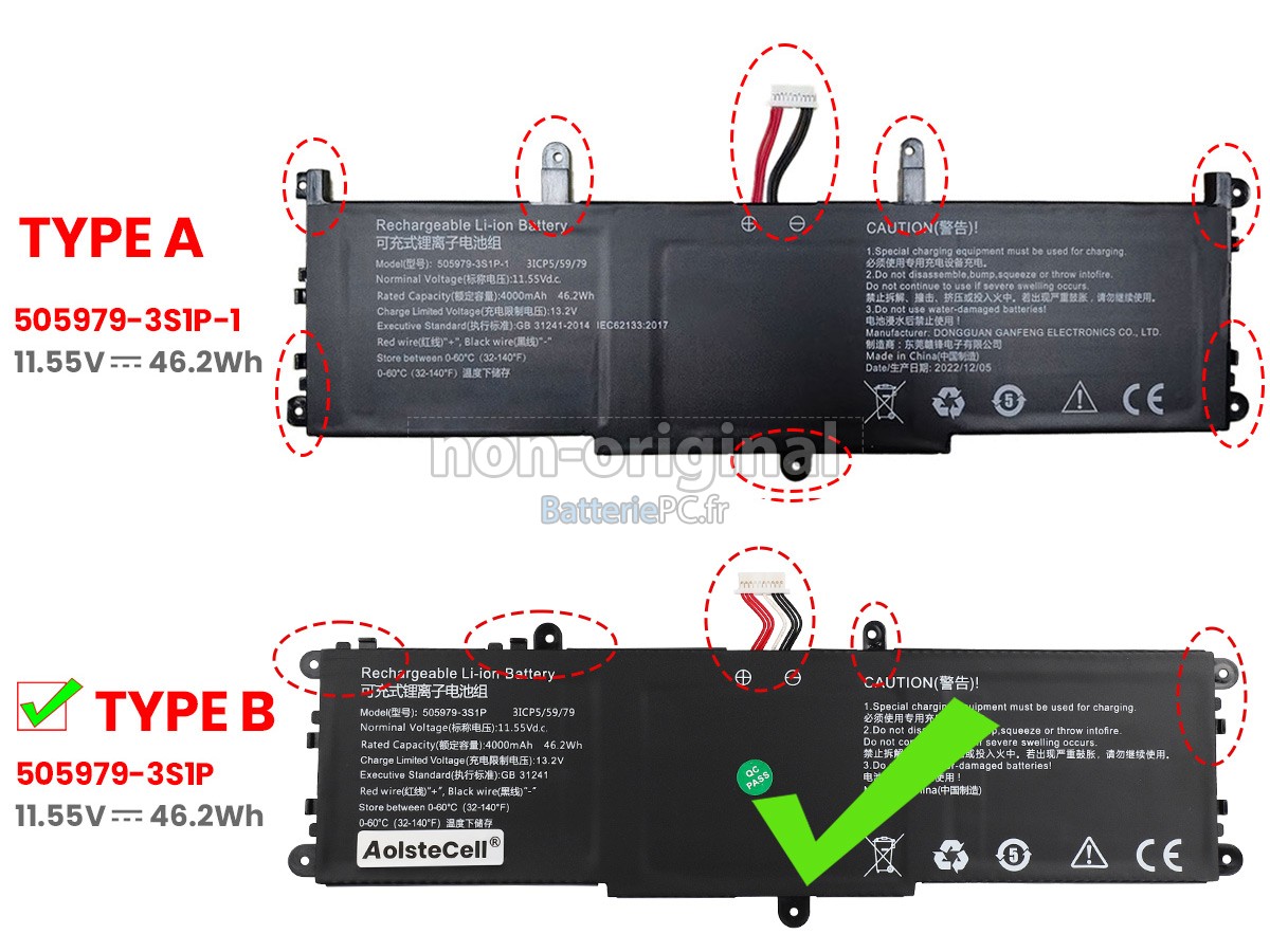 batterie pour CHUWI CWI528