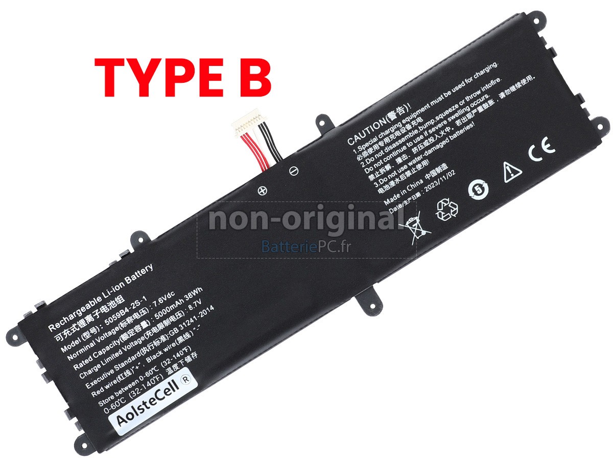 batterie pour CHUWI FREEBOOK 13.5 CWI557