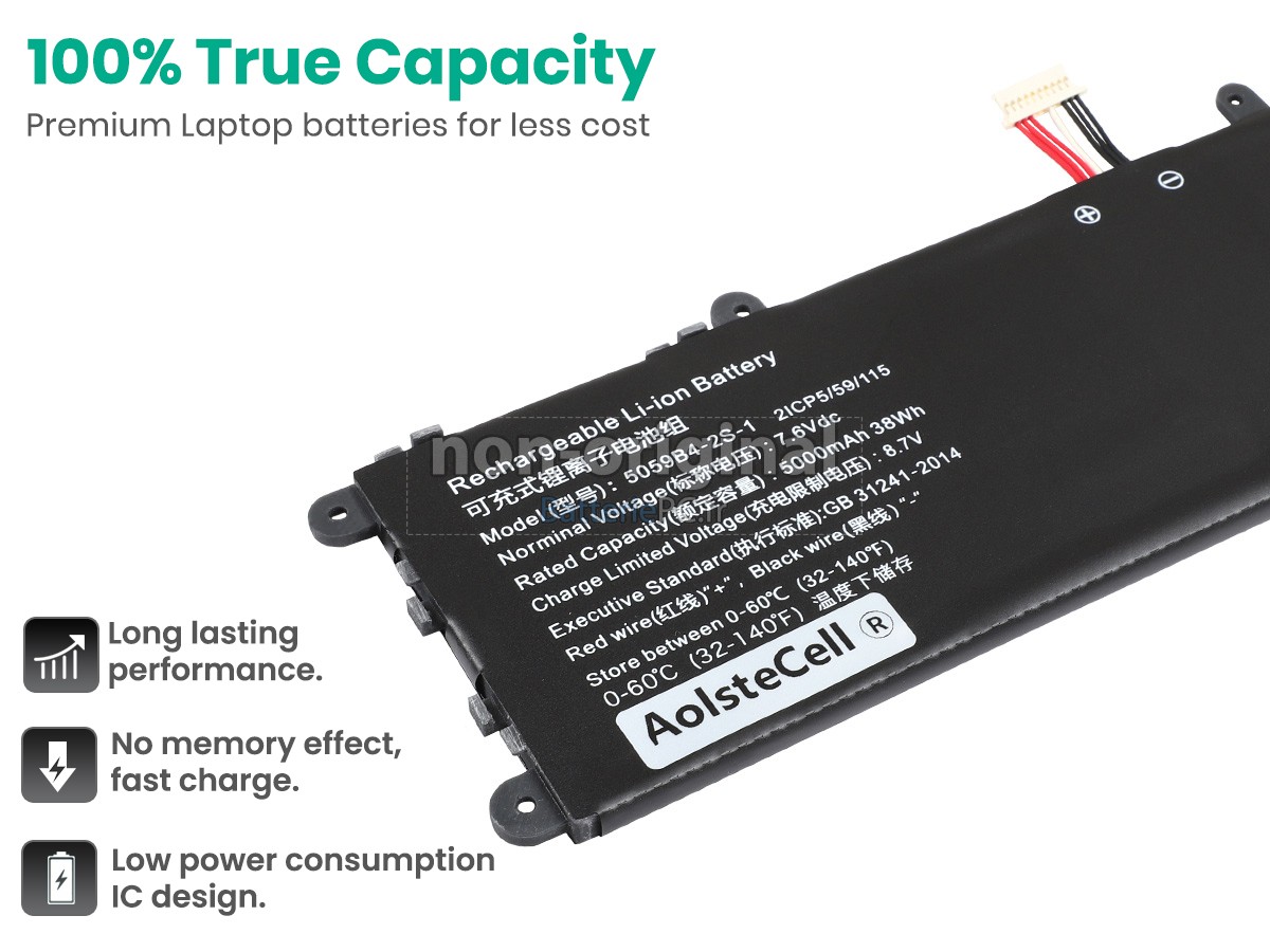 batterie pour CHUWI 5059B4-2S1P