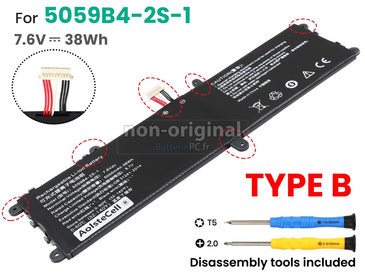 batterie pour CHUWI 5059B4