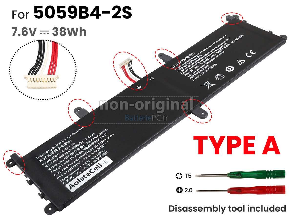 batterie pour CHUWI FREEBOOK 13.5 CWI557