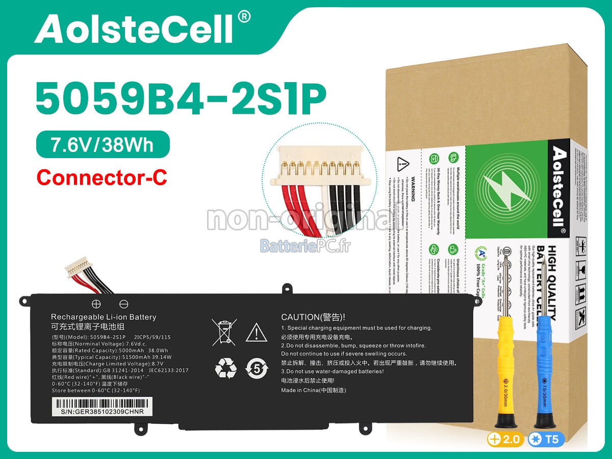 batterie pour CHUWI 5059B4-2S-1