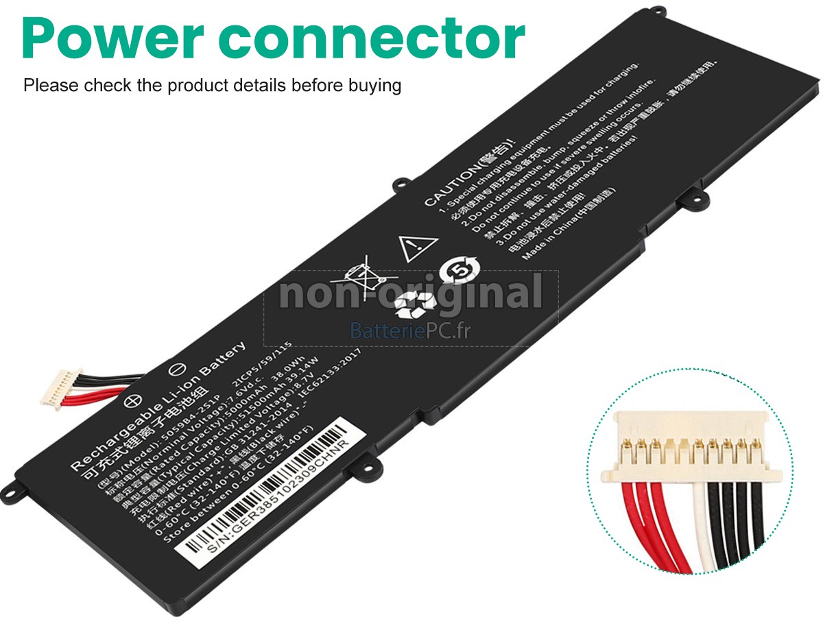 batterie pour CHUWI 5059B4-2S-1