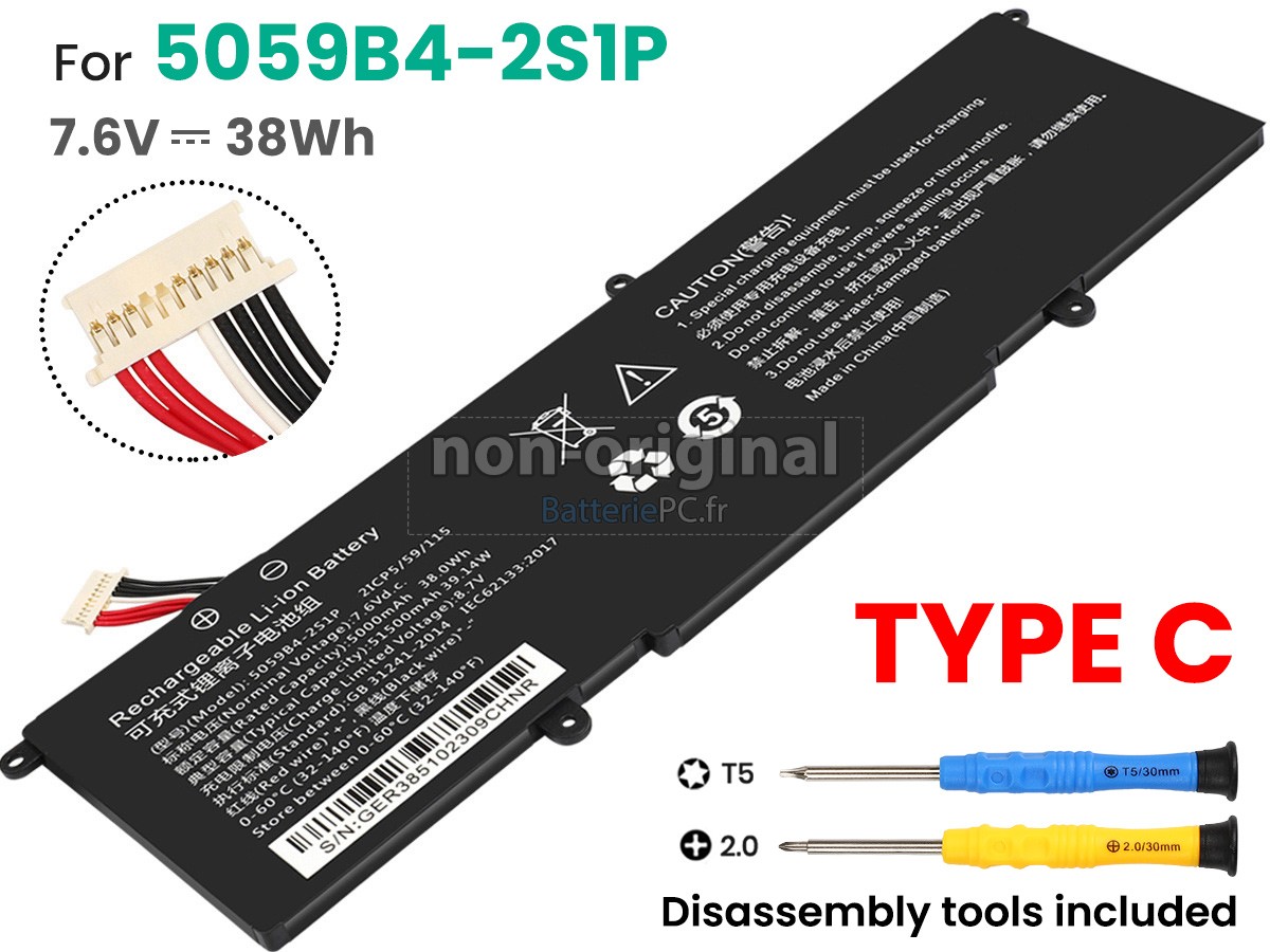batterie pour CHUWI 5059B4
