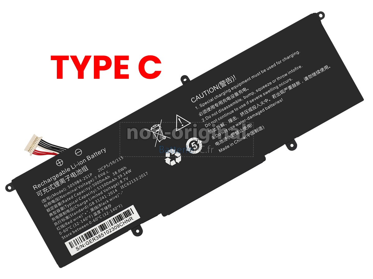 batterie pour CHUWI 5059B4